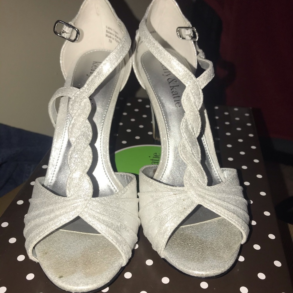 Kelly & Kate Silver Heels